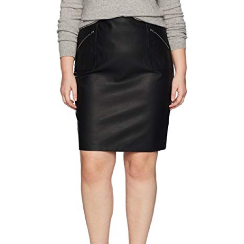 Rebel Wilson Faux Leather Skirt Size 20W.